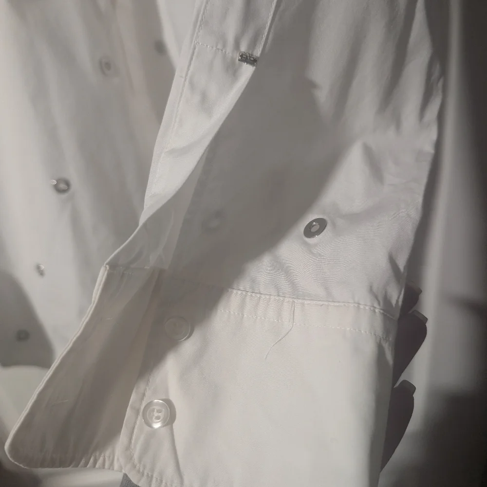 SPORTMAX | Elio eyelet-embellished cotton-poplin shirt In White - Picture 8 of 12